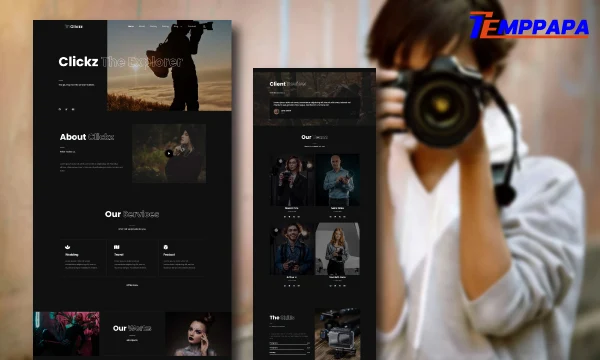 Modern Photography Elementor Template