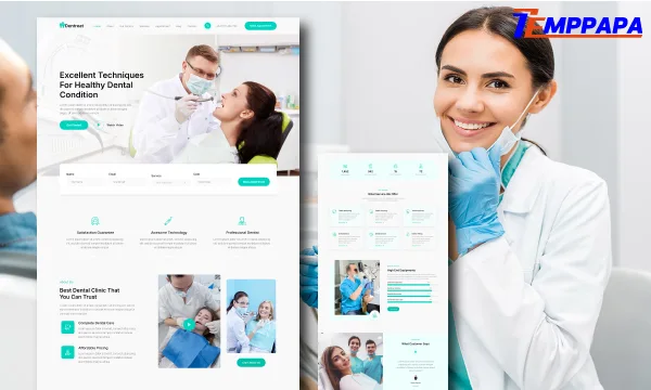Dentist Clinic Elementor Template