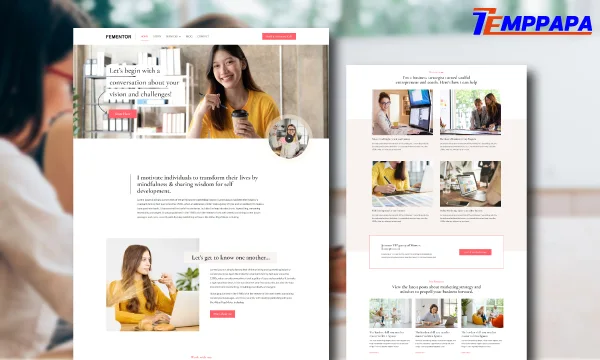 Business Coach Elementor Template