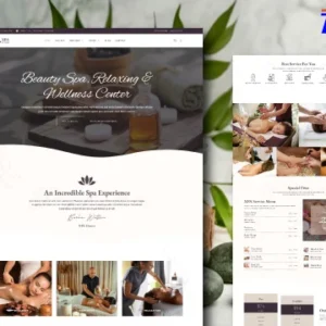 Spa & Wellness Elementor Template
