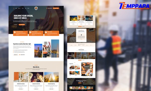 Construction & Building Elementor Template Kit