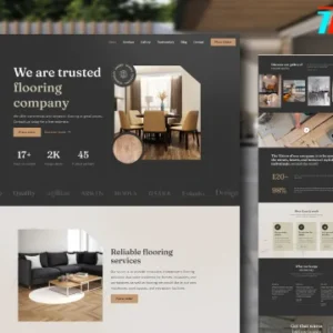 Flooring Paving & Tiling Elementor Template