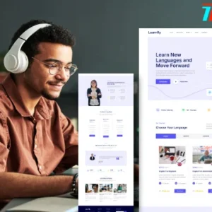 Online Language Courses Elementor Template