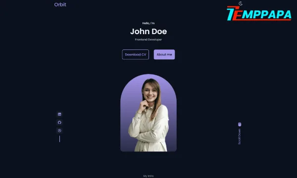 Dark & Light Mode Personal Portfolio