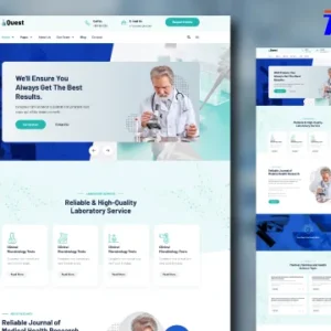 Laboratory & Research Elementor Template