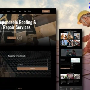 Roofing Services Elementor Template