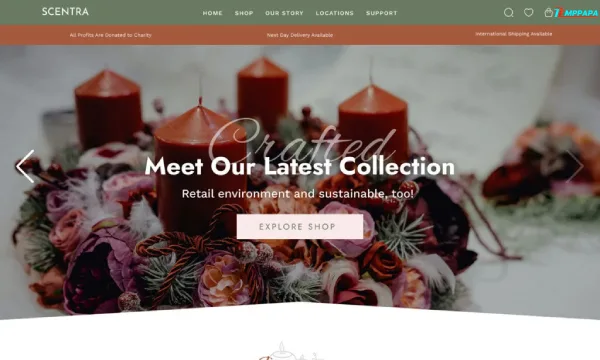 Candles Shop WooCommerce