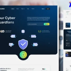 Cyber Security Services Elementor Template