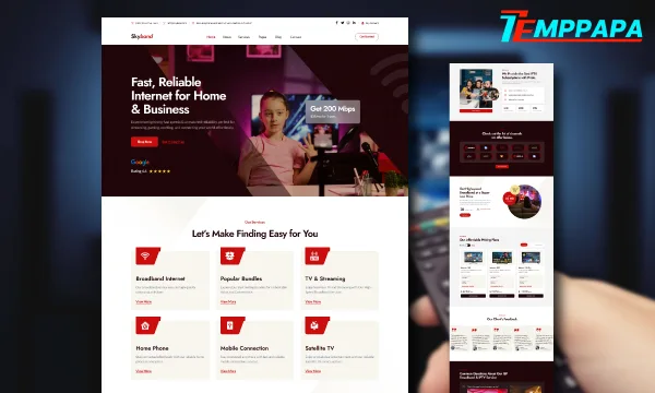 ISP Broadband & IPTV kit