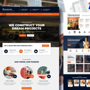 Construction Elementor Template Kit