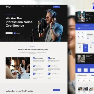 Voice Over Services Elementor Template Kit