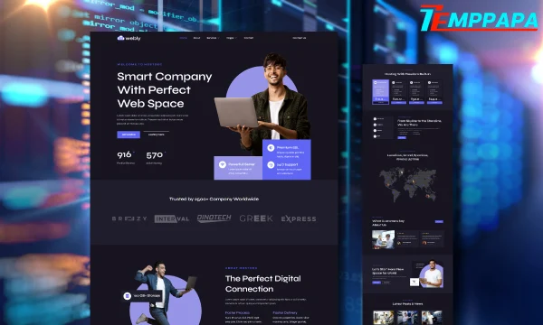 Web Hosting Elementor Template Kit