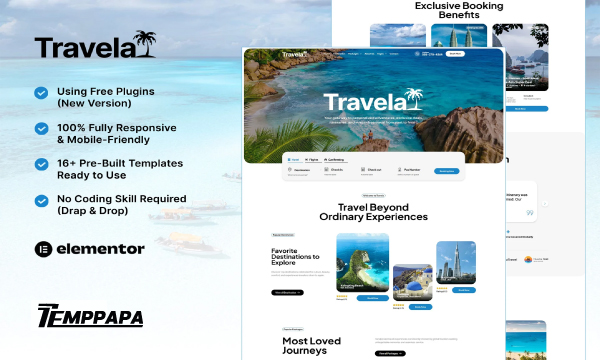 Travela Travel & Trip Business