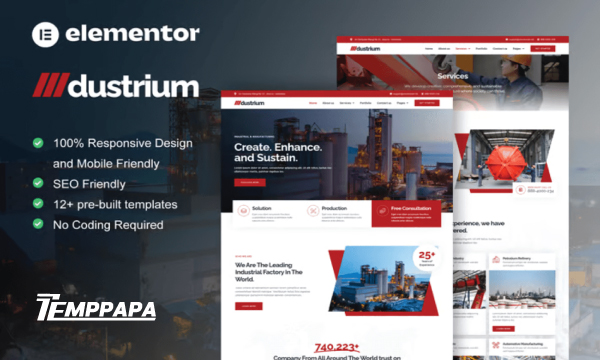 Dustrium Industrial & Factory Template Kit