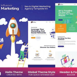 Influence Marketing Digital Marketing Template