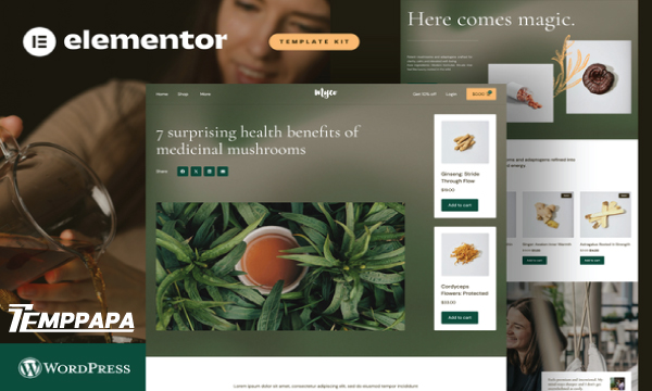 Myco Organic Tea & Herbal Template Kit