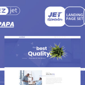 Wizarro Business Landing Page Template Kit