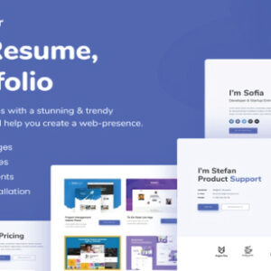 Careerster CV Elementor Template Kit