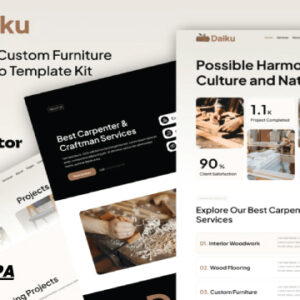 Daiku Carpenter & Furniture Template Kit