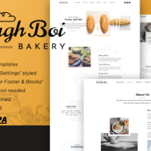 DoughBoiBakery Bakery Elementor Template Kit