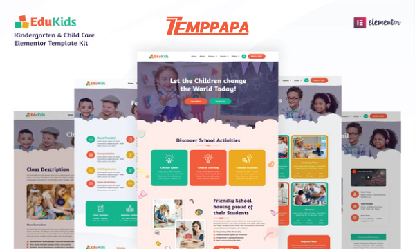 EduKids Kindergarten & Child Template Kit