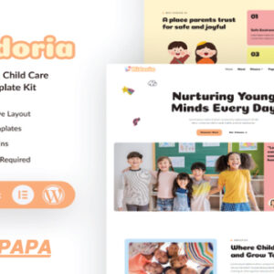 Kidoria Kindergarten & Child Template Kit
