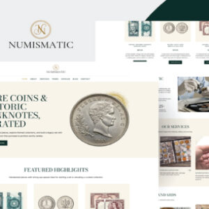 Numismatic Rare Coins Banknotes Template