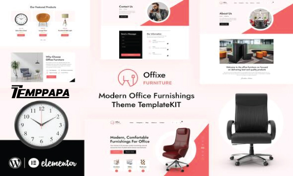 Offixe Office Furniture Elementor Template Kit