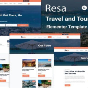 Resa Travel Elementor Template Kit