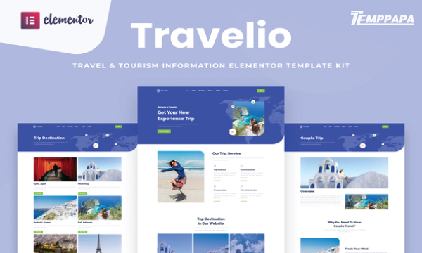 Travelio Travel & Tourism Template Kit