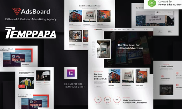 AdsBoard Advertising Agency Template Kit