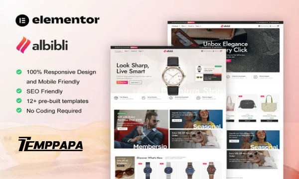 Albibli Elementor Template Kit