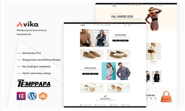 Avika eCommerce Template Kit