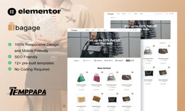 Bagage Elementor Template Kit