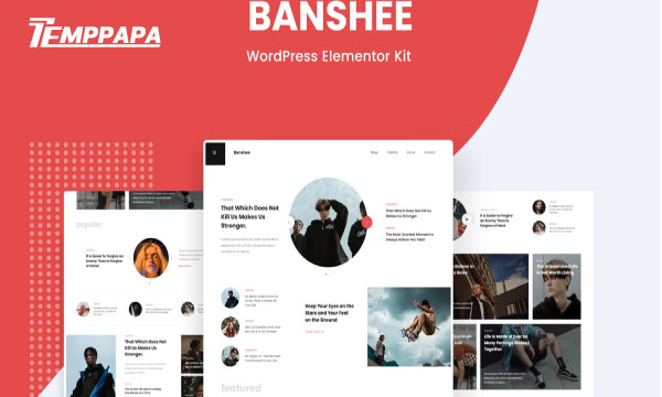 Banshee Elementor Template Kit