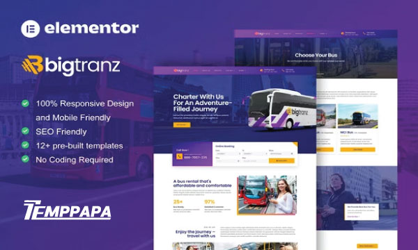 BigTranz Elementor Template Kit
