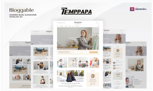 Bloggable Elementor Template Kit