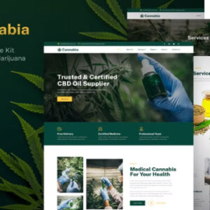 Cannabia Elementor Template Kit