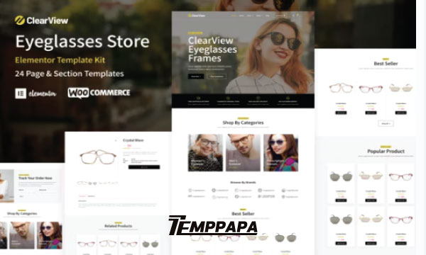 ClearView Elementor Template Kit
