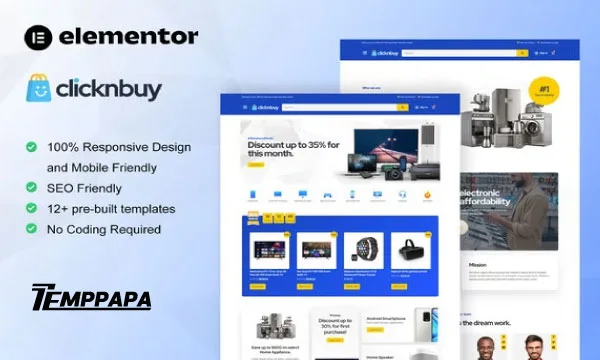 Clicknbuy Elementor Template Kit
