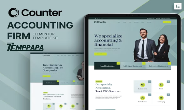 Counter Accounting Firm Template Kit