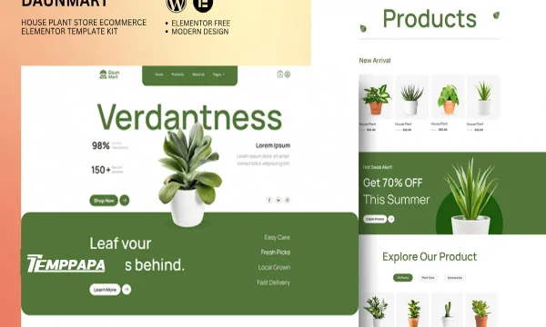 Daunmart Elementor Template Kit