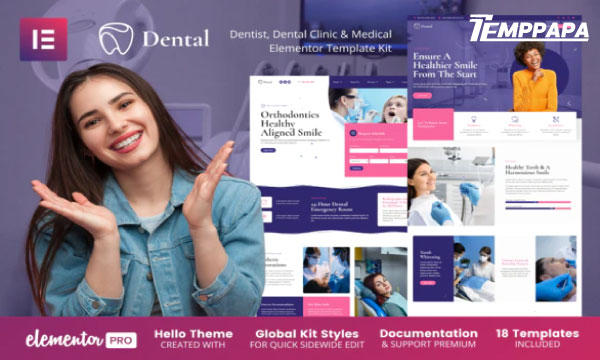 Dental Elementor Template Kit