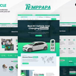 E-Vehicle Elementor Template Kit