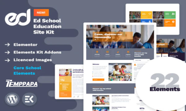 Ed School Elementor Template Kit