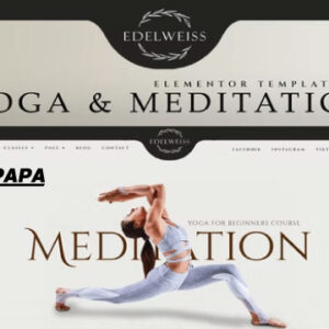 Edelweiss Yoga & Meditation Template Kit