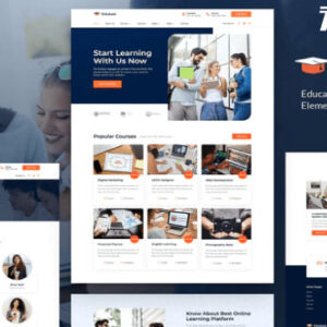 Edukasi Elementor Template Kit