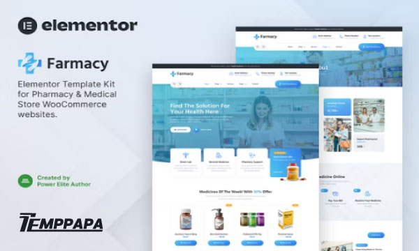 Farmacy Elementor Template Kit