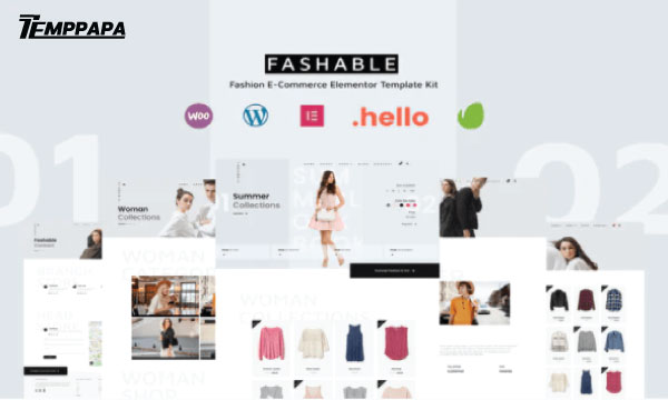 Fashable Elementor Template Kit