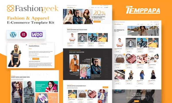 Fashion Geek Elementor Template Kit